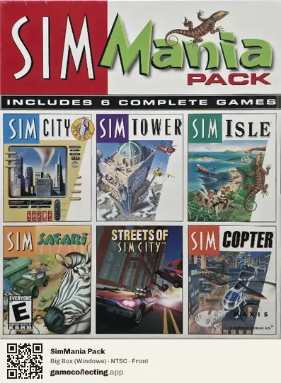 SimMania Pack Computer, NTSC box front