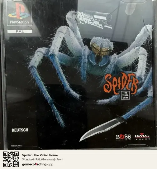 Spider: The Video Game PlayStation, Germany box front