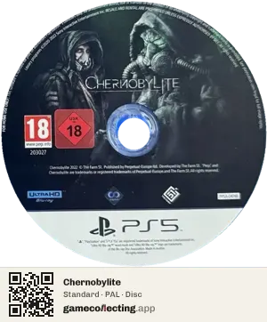 Chernobylite PlayStation 5, PAL disc