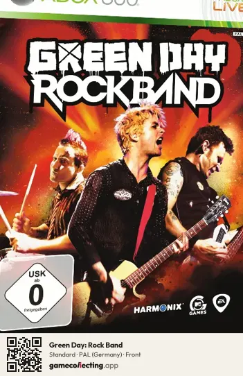 Green Day: Rock Band Xbox 360, Germany box front