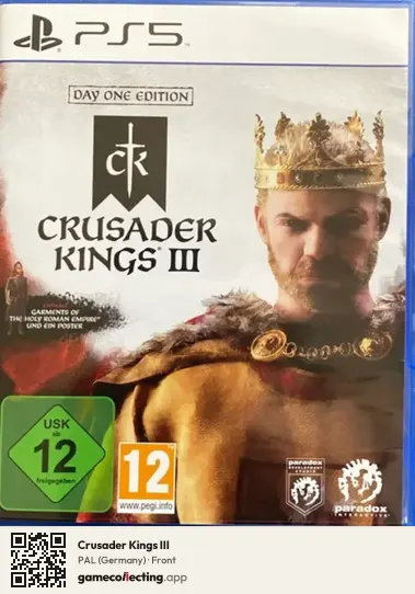 Crusader Kings III PlayStation 5, Germany box front