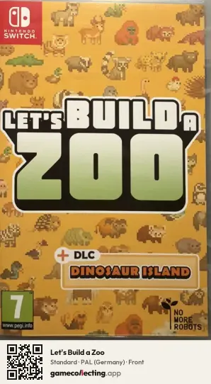 Let's Build a Zoo Nintendo Switch, Germany box front