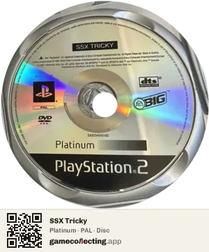 SSX Tricky PlayStation 2, PAL disc