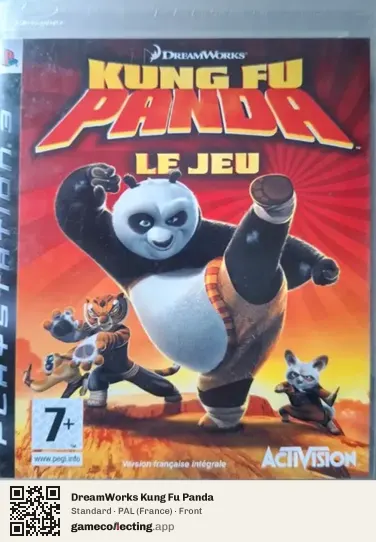 DreamWorks Kung Fu Panda PlayStation 3, France box front
