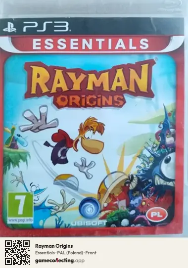 Rayman Origins PlayStation 3, Poland box front