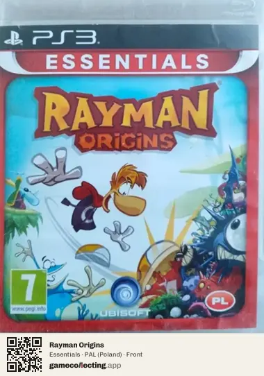 Rayman Origins PlayStation 3, Poland box front