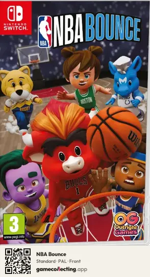 NBA Bounce Nintendo Switch, PAL box front