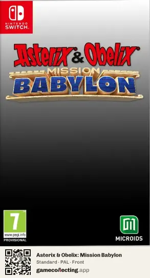 Asterix & Obelix: Mission Babylon Nintendo Switch, PAL box front