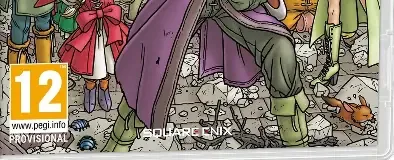 Dragon Quest XI S: Echoes of an Elusive Age, the PEGI square on its front