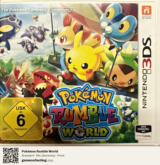 Pokémon Rumble World Nintendo 3DS, Germany box front