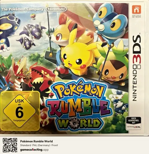 Pokémon Rumble World Nintendo 3DS, Germany box front