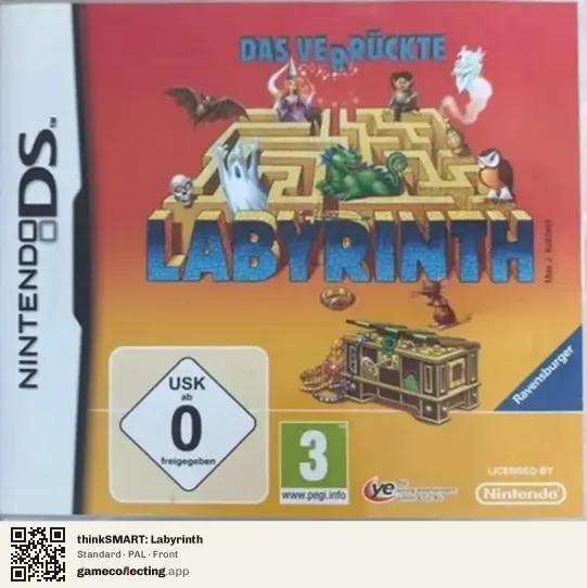 thinkSMART: Labyrinth Nintendo DS, PAL box front