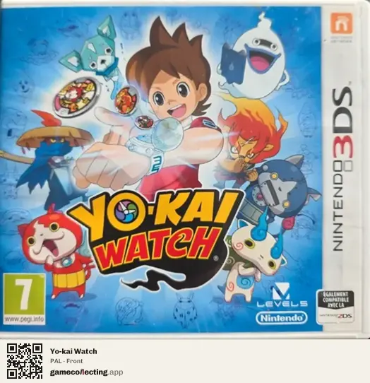 Yo-kai Watch Nintendo 3DS, PAL box front