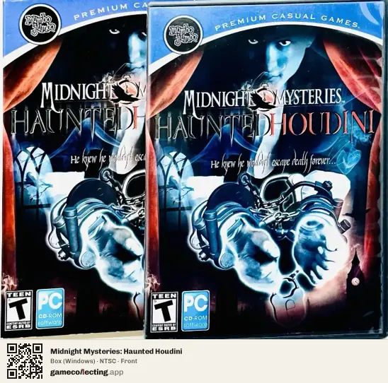 Midnight Mysteries: Haunted Houdini Computer, NTSC box front