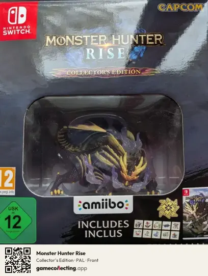 Monster Hunter Rise Nintendo Switch, PAL box front