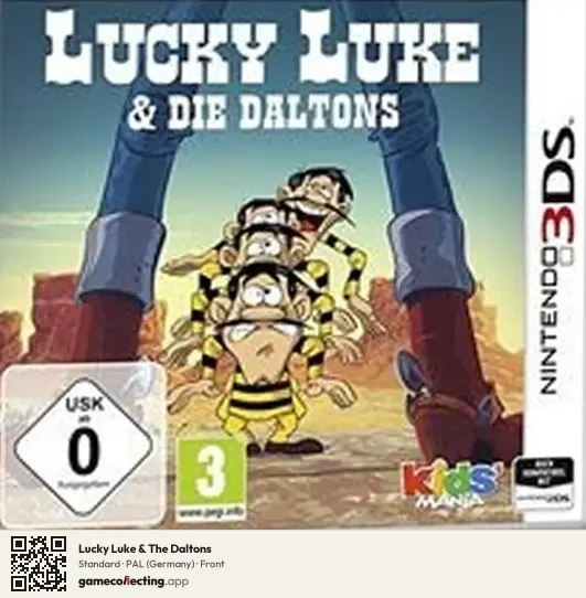 Lucky Luke & The Daltons Nintendo 3DS, Germany box front