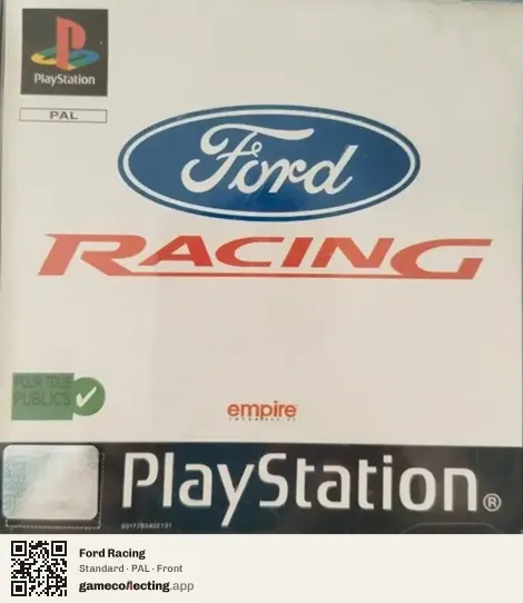 Ford Racing PlayStation, PAL box front