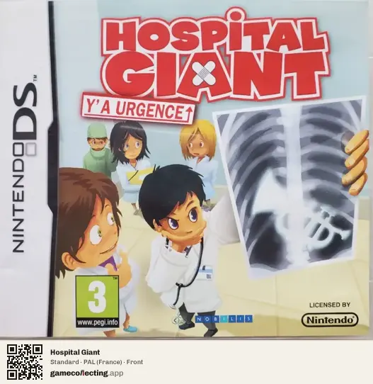 Hospital Giant Nintendo DS, France box front