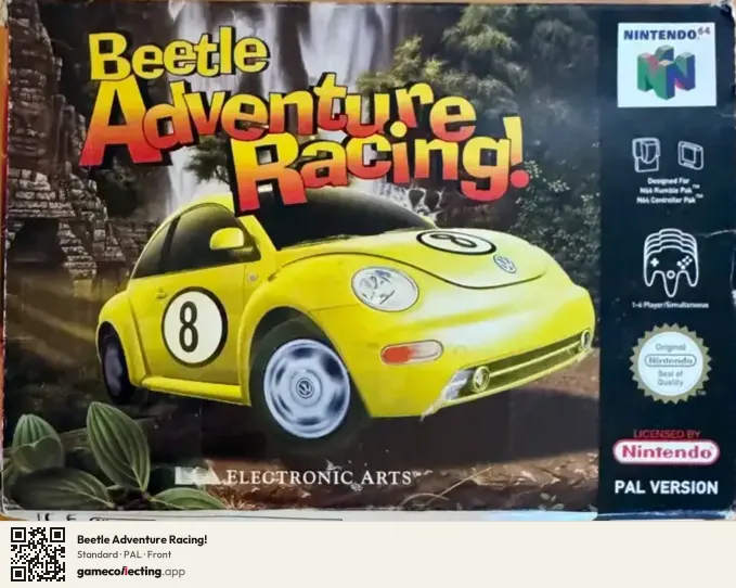 Beetle Adventure Racing! Nintendo 64, PAL box front