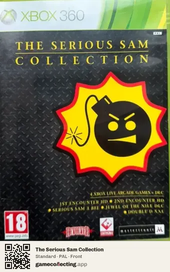 The Serious Sam Collection Xbox 360, PAL box front
