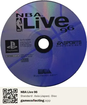 NBA Live 96 PlayStation, Asia disc