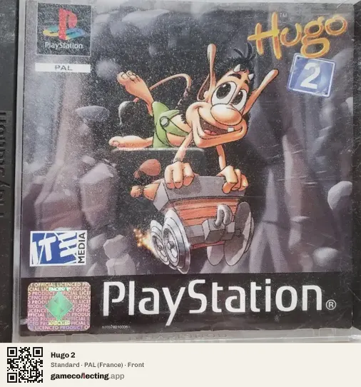 Hugo 2 PlayStation, France box front