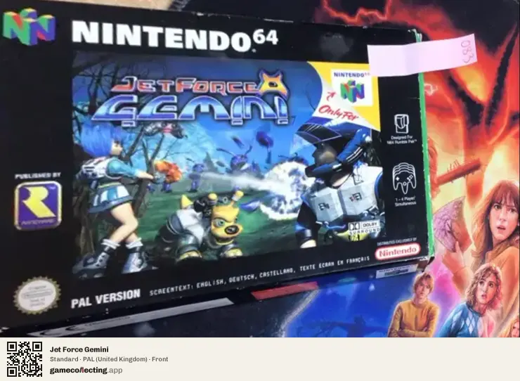 Jet Force Gemini Nintendo 64, United Kingdom box front