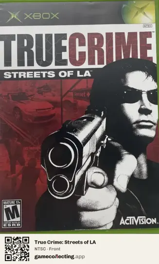 True Crime: Streets of LA Xbox, NTSC box front