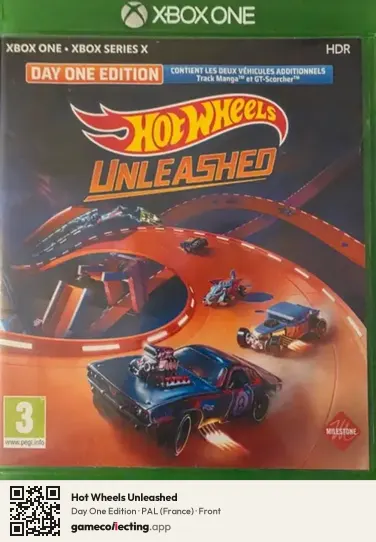 Hot Wheels Unleashed Xbox One, France box front
