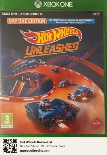 Hot Wheels Unleashed Xbox One, France box front