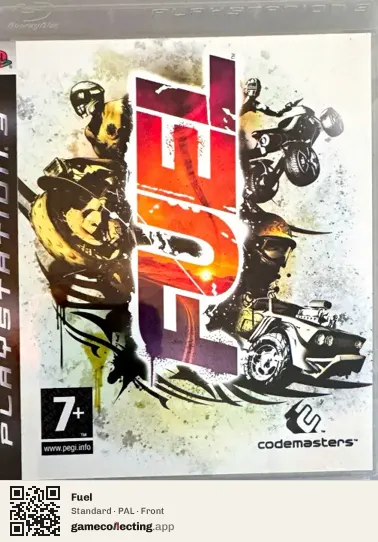 Fuel PlayStation 3, PAL box front