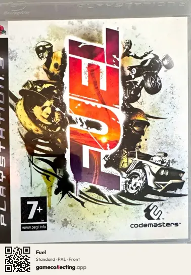 Fuel PlayStation 3, PAL box front