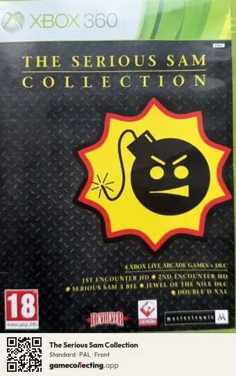 The Serious Sam Collection Xbox 360, PAL box front