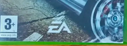 Need for Speed: Most Wanted, the PEGI square on its front