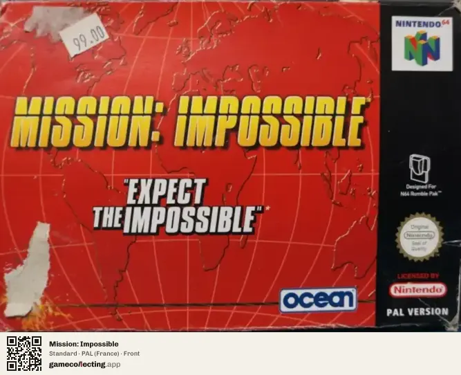 Mission: Impossible Nintendo 64, France box front
