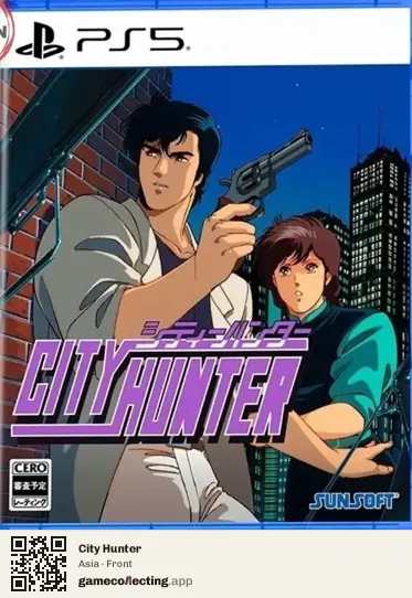 City Hunter PlayStation 5, Asia box front