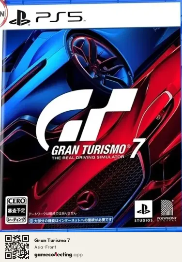 Gran Turismo 7 PlayStation 5, Asia box front