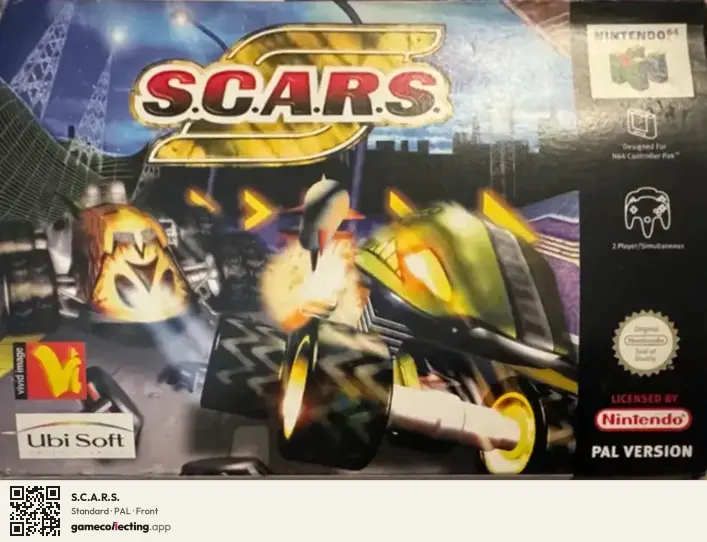S.C.A.R.S. Nintendo 64, PAL box front