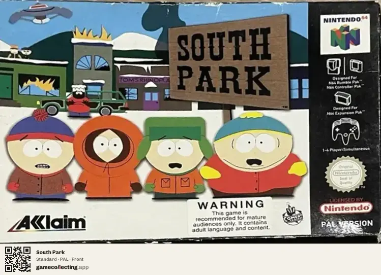 South Park Nintendo 64, PAL box front