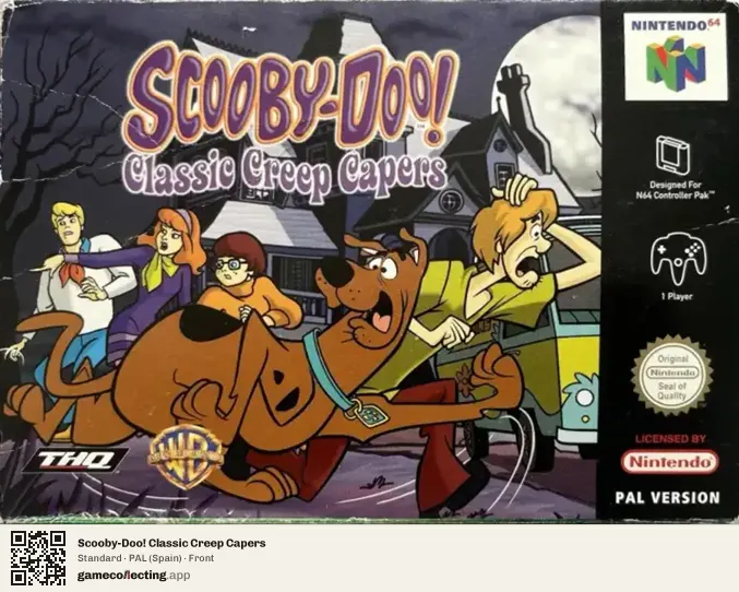 Scooby-Doo! Classic Creep Capers Nintendo 64, Spain box front