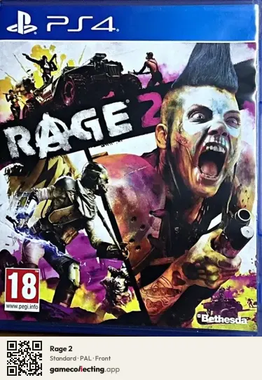Rage 2 PlayStation 4, PAL box front