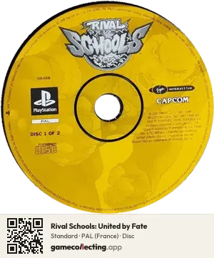 Rival Schools: United by Fate PlayStation, PAL disc
