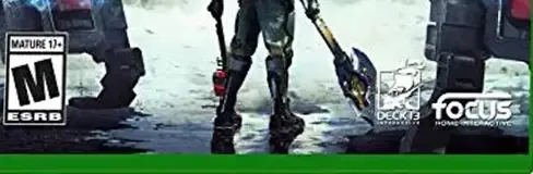 The Surge 2, the ESRB box on its front