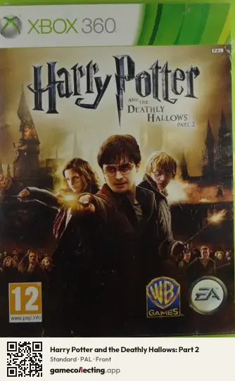 Harry Potter and the Deathly Hallows: Part 2 Xbox 360, PAL box front