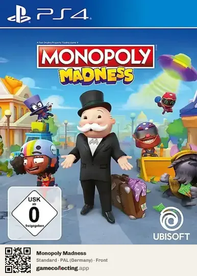 Monopoly Madness PlayStation 4, Germany box front