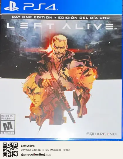 Left Alive PlayStation 4, Mexico box front