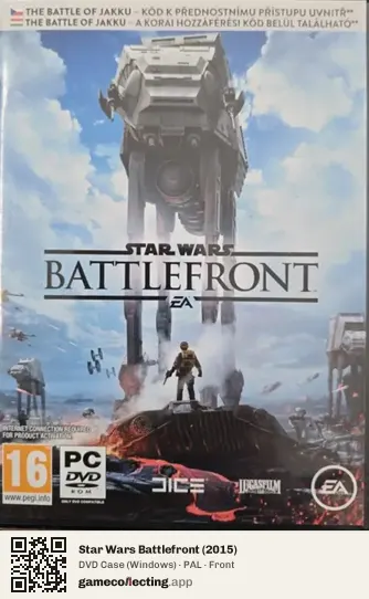 Star Wars Battlefront (2015) Computer, PAL box front