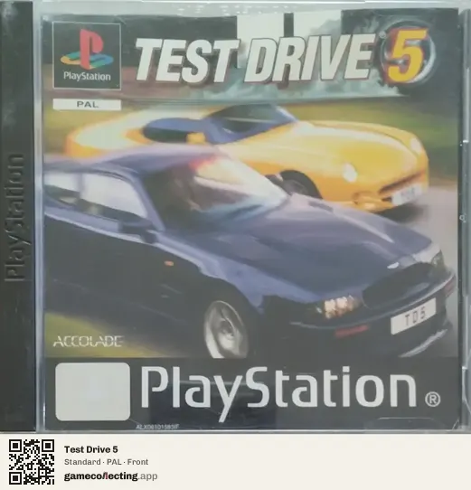 Test Drive 5 PlayStation, PAL box front