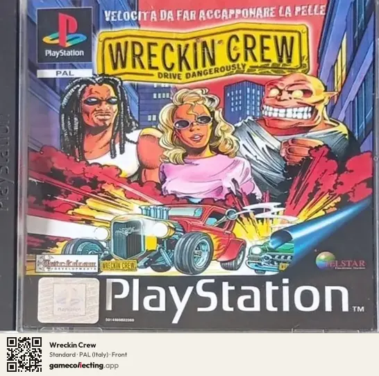 Wreckin Crew PlayStation, Italy box front