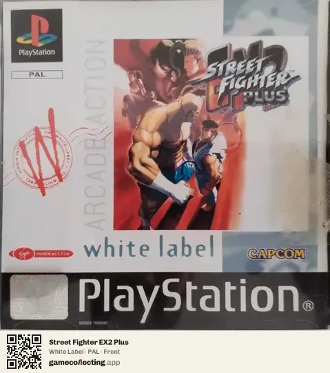 Street Fighter EX2 Plus PlayStation, PAL box front